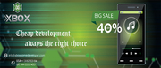 We are offering the cheapest mobile app development at 40% discount this week.